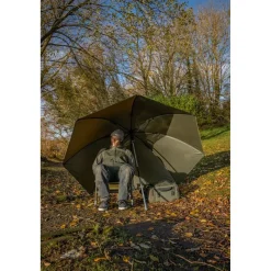 Korum Parapluies^Abri Progress - Graphite Brolly 50”