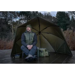 Korum Parapluies * Abri Progress - Graphite Brolly Shelter 50”