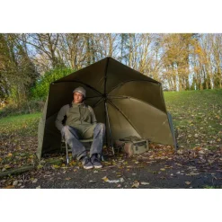 Korum Parapluies * Abri Progress - Graphite Brolly Shelter 50”