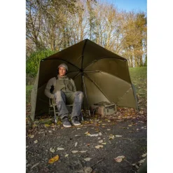 Korum Parapluies * Abri Progress - Graphite Brolly Shelter 50”