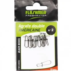 Flashmer Montage Ligne * Agrafe Américaine Fw - Par 10