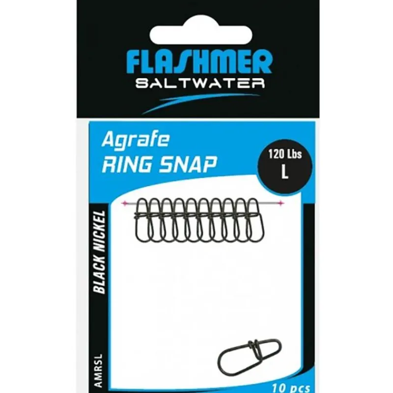 Flashmer Montage Ligne^Agrafe Ring Snap - Par 10