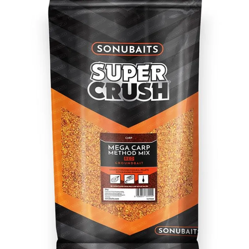 Sonubaits Appâts - Amorces|Feeder^Amorce Super Crush Mega Carp Method Mix Red