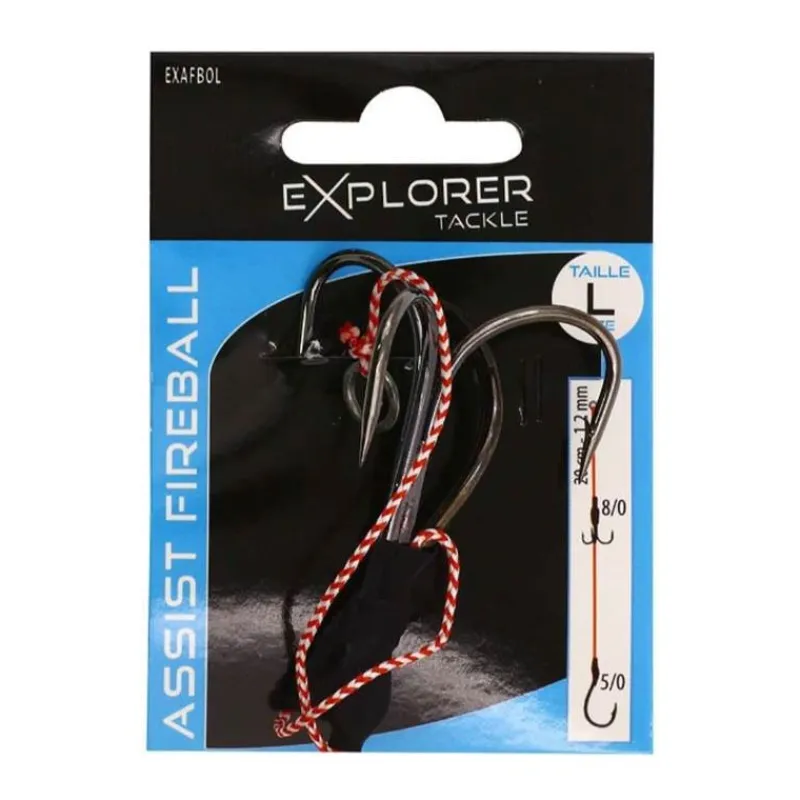 Explorer Tackle Hameçons^Assist Hook Assist Fireball Octopus