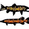 Vision Accessoires Mouche^Autocollant It Only Counts On Fly - Par 2