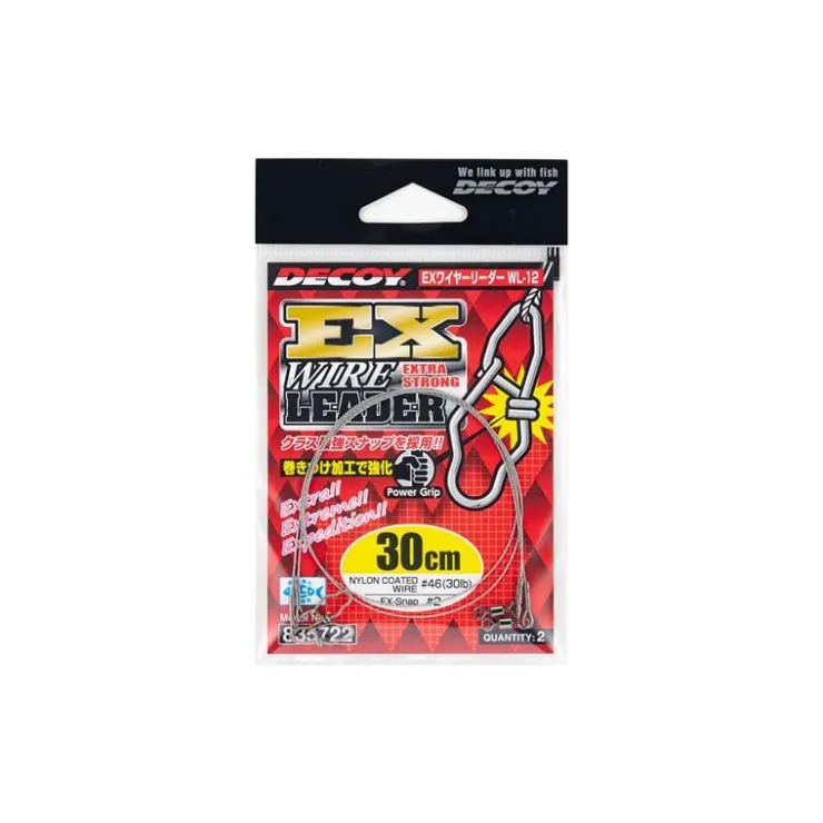 Decoy Fils - Tresses - Bdl Carnassier * Bas De Ligne Acier Wl-12 Ex Wire Leader