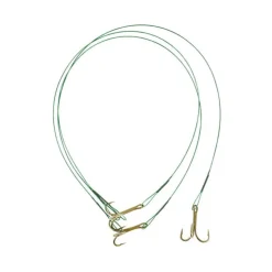 Dudule Fils - Tresses - Bdl Carnassier * Bas De Ligne Brochet Triple Racine Acier