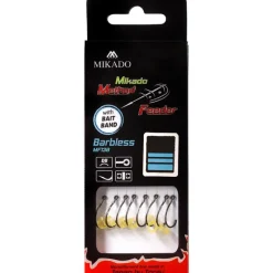 Mikado Feeder^Bas De Ligne Montée With Rubber Barbless Hooks