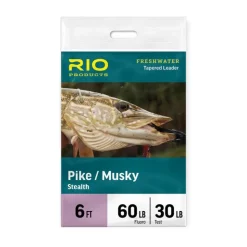 Rio Bas De Ligne Mouche * Bas De Ligne Pike/Musky Fluoro