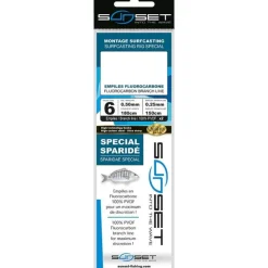 Sunset Tresses - Fils - Bdl Mer * Bas De Ligne Surfcasting Rs Competition Special Sparide - Fluoro