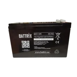 Battrix Batteries & Chargeurs * Batterie Étanche Cyclic 12V 9Ah Pour Sondeur