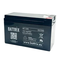 Battrix Batteries & Chargeurs * Batterie Étanche 12V 7Ah Pour Sondeur