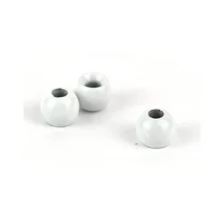 Textreme Fly Tying^Bille Brass Beads - White