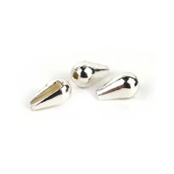 Textreme Fly Tying * Bille Tungsten Drops - Silver