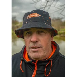 Sonubaits Casquettes, Visières & Chapeaux^Bob Bucket Hat Réversible - Noir/Orange
