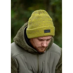 Avid Carp Bonnets, Tours De Cou & Gants * Bonnet Marl Knit Beanie - Jaune