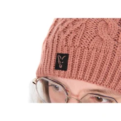 Fox Bonnets, Tours De Cou & Gants^Bonnet Ladies Knitted Bobble - Rose