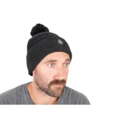Fox Matrix Bonnets, Tours De Cou & Gants * Bonnet Grey Sherpa Bobble Hat - Gris
