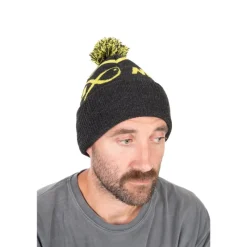 Fox Matrix Bonnets, Tours De Cou & Gants^Bonnet Lime & Grey Bobble Hat - Gris