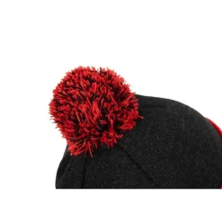 Fox Rage Bonnets, Tours De Cou & Gants * Bonnet Homme Voyager Dark Grey Bobble Hat - Noir