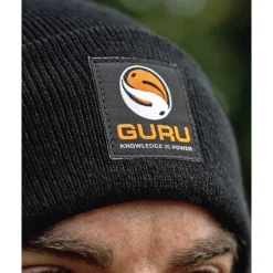 Guru Bonnets, Tours De Cou & Gants * Bonnet Homme Patch Beanie - Noir