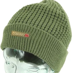 Trakker Bonnets, Tours De Cou & Gants * Bonnet Homme Textured Lined Beanie - Kaki
