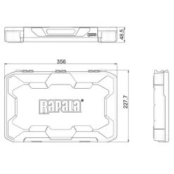 Rapala Accessoires^Boîte À Accessoires Tackle Tray 356 Deep Open