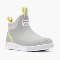 Xtratuf Bottes & Chaussures * Bottes Femme Wmns Ankle Deck Boot Sport - Gris/Jaune