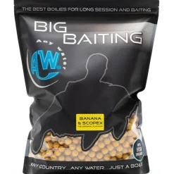 Any Water Appâts Carpe * Bouillette Big Baiting Boilies Banana & Scopex - 5Kg