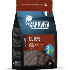 Cap River Appâts Carpe^Bouillette Ail Foie