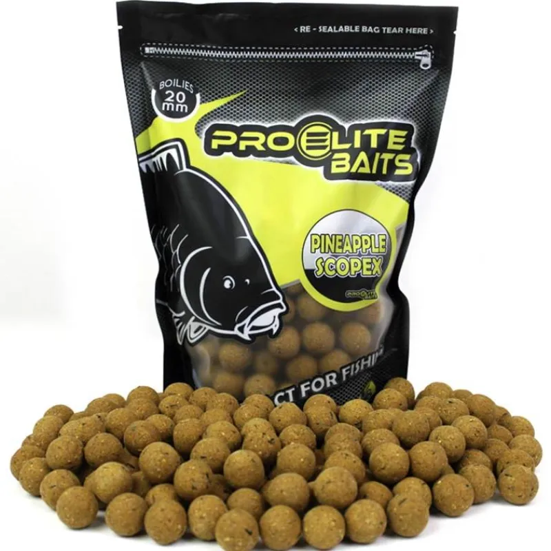Pro Elite Baits Appâts Carpe^Bouillette Boilies Classic Pineapple & Scopex