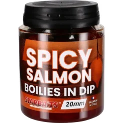 Starbaits Appâts Carpe * Bouillette Trempée Performance Concept Spicy Salmon Boilies In Dip