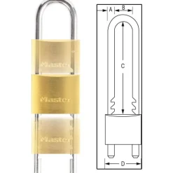 Master Lock Remorques Bateau, Treuils & Antivols^Cadenas Anse Amovible Et Reglable