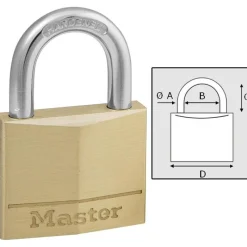 Master Lock Remorques Bateau, Treuils & Antivols^Cadenas Anse Cementee