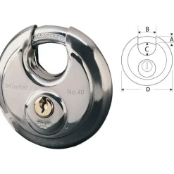 Master Lock Remorques Bateau, Treuils & Antivols * Cadenas Disque