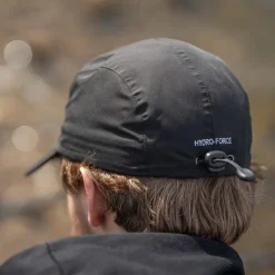 Avid Carp Casquettes, Visières & Chapeaux * Casquette Stealth Black Waterproof 5-Panel Cap - Noir