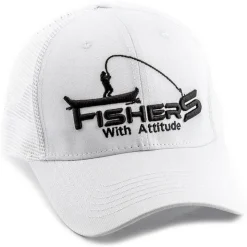 Fishxplorer Cadeaux & Décoration|Cadeaux & Décoration * Casquette Homme Fisher With Attitude - Blanc