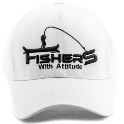 Fishxplorer Cadeaux & Décoration|Cadeaux & Décoration * Casquette Homme Fisher With Attitude - Blanc