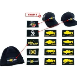 Fishxplorer Cadeaux & Décoration|Cadeaux & Décoration * Casquette Homme À Scratch Trucker Hydrofuge + Uv Résistant - Noir