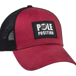 Pole Position Casquettes, Visières & Chapeaux * Casquette Trucker Cap - Burgundy
