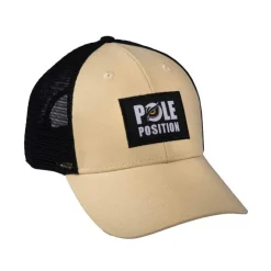 Pole Position Casquettes, Visières & Chapeaux * Casquette Trucker Cap - Beige