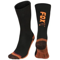 Fox Sous-Vêtements & Chaussettes * Chaussettes Homme Black / Orange Thermolite Long Sock - Noir/Orange