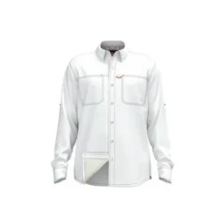 Orvis T-Shirts, Polos & Chemises * Chemise Manches Longues Homme Open Air Caster Shirt - Blanc
