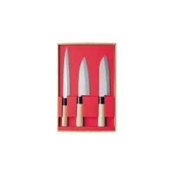 Sekiryu Outillage * Coffret De Couteaux Santoku Et Deba Et Sashimi
