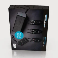 Nash Détection^Coffret Détecteur De Touche Siren R4 Powerbanx 80K Bundle
