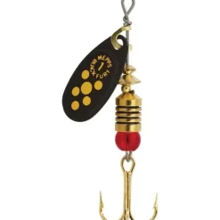 Mepps Leurres Carnassiers|Leurres Truite * Cuiller Tournante Black Fury Noir Point Jaune