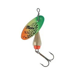 Mepps Leurres Truite * Cuiller Tournante Xd Tri Fluo Or