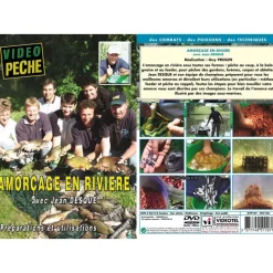 Vidéotel Cadeaux & Décoration|Cadeaux & Décoration^Dvd - Amorçage En Rivière : Coup, Bolognaise Et Feeder Avec Jean Desque - Peche Au Coup - Video Peche