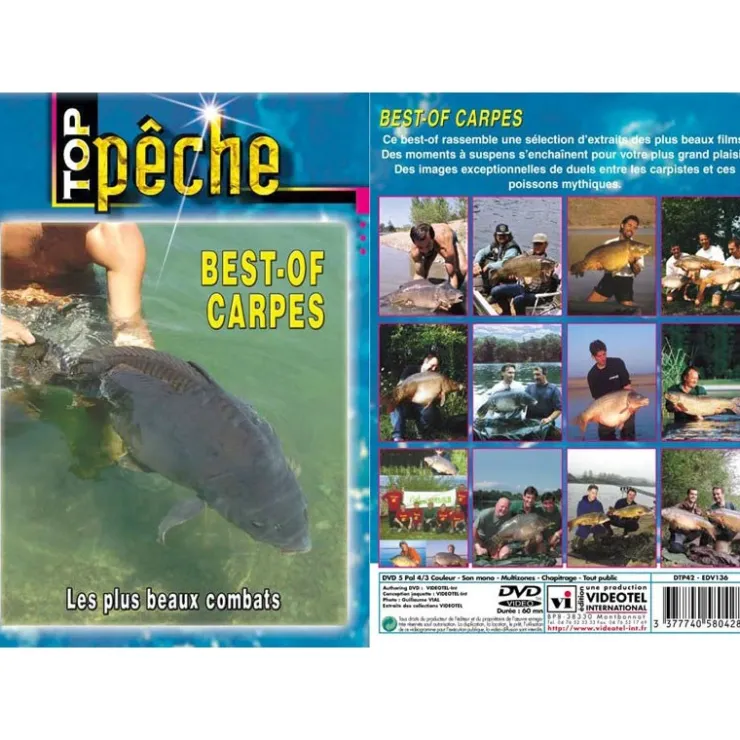 Vidéotel Cadeaux & Décoration|Cadeaux & Décoration * Dvd - Best-Of Carpes : Les Plus Beaux Combats - Peche De La Carpe - Top Peche