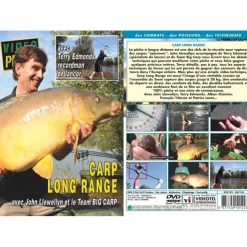 Vidéotel Cadeaux & Décoration|Cadeaux & Décoration * Dvd - Carp Long Range Avec John Llewellyn, Terry Edmonds, Alban Choinier, François Ydanez